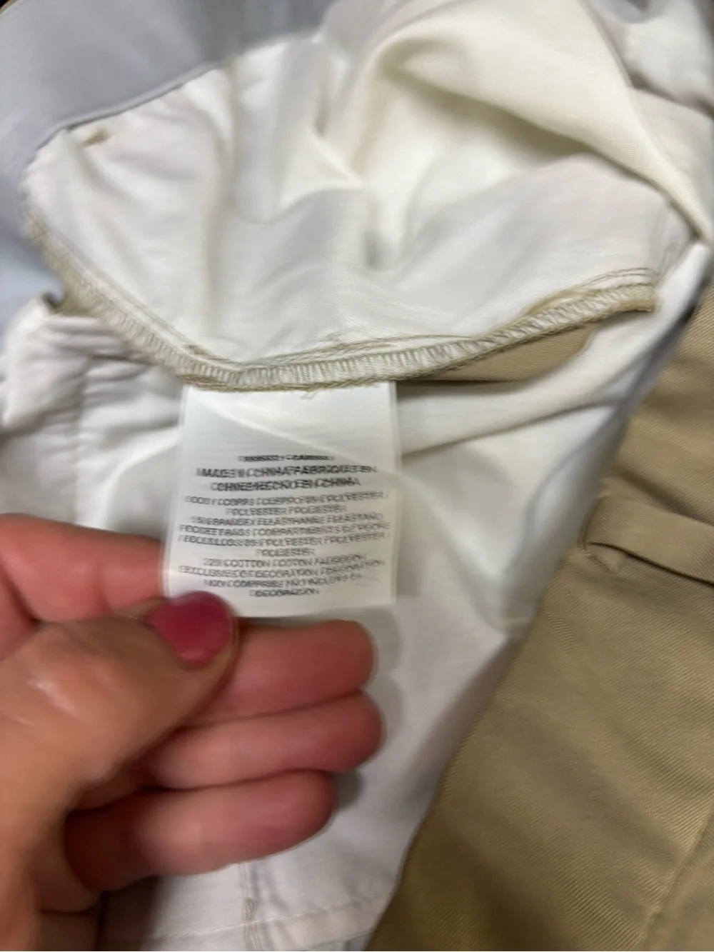 Nike Golf Dri Fit Standard Fit Golf Pants Khaki Tan Beige 40 x 32